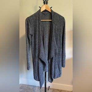 Barefoot Dreams - Bamboo Chic Lite. Navy/gray cardigan. Size S/M